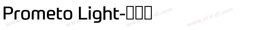 Prometo Light字体转换